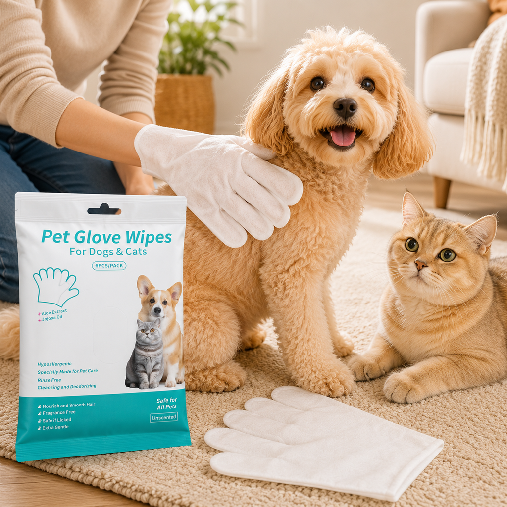 No-Rinse Cleaning Gloves (6 pcs)